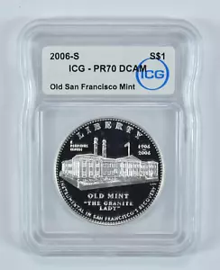 2006-S Old Mint Commemorative Silver Dollar PR70 DCAM ICG - Picture 1 of 5