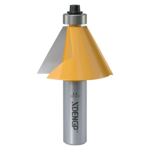 30 Grad Fase Router Bit mit 1 Zoll Schnittlänge, 1/2 Zoll Schaft Hartmetall E - Bild 1 von 6