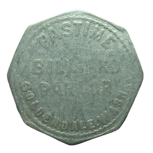 Goldendale, WA pasatiempo sala de billar G/F 5 ¢ token comercial #1 - Imagen 1 de 2
