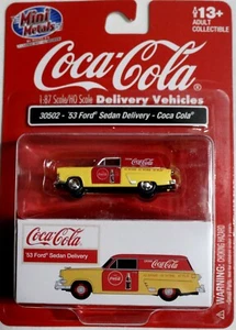 Classic Metal Works HO Scale 1953 Ford Coca Cola Delivery Sedan (30502) - Picture 1 of 2