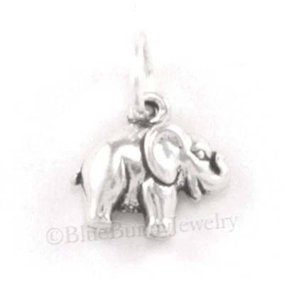 ELEFANTE Dije África Safari Zoo Animal Colgante PLATA ESTERLINA pequeño x pequeño 925 Foto 1 de 4