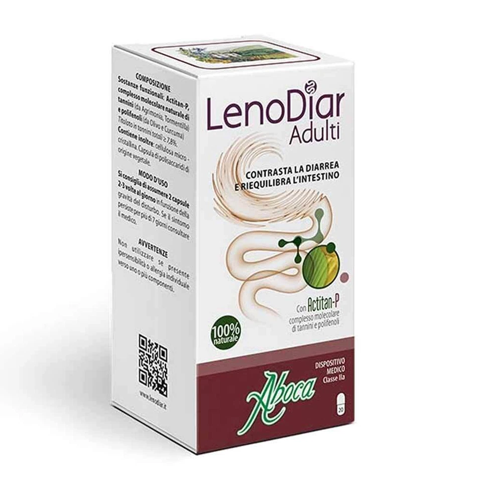 Aboca Lenodiar Adulti Dispositivo Medico 20 Capsule