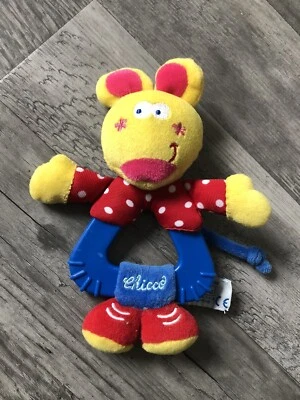 Chicco Rassel Greifling Maus ca. 16,5cm - Bild 1 von 2