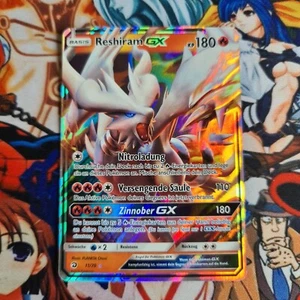 Pokemon Reshiram Gx Holo NM Karte 🇩🇪 11 /70 Dragon Majesty  Sammlung  Rare - Bild 1 von 5