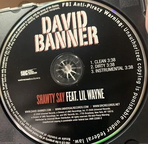 David Banner - SHAWTY SAY feat. Lil Wayne Single CD - Picture 1 of 2