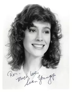 Autógrafo firmado de actriz de ciencia ficción Sean Young 8 x 10 foto ADN PSA *28 - Imagen 1 de 3