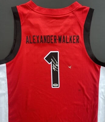 Nickeil Alexander-Walker Signed Autographed Team Canada Jersey Psa/Dna Coa - Image 1 of 4