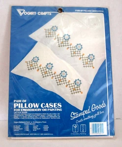 Estuches de almohada estampados artesanales Vogart para bordar/pintar celosía 8701E - Imagen 1 de 2