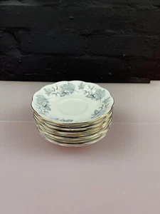 8 x Royal Albert Silver Maple Replacement Tea Cup Saucers 5.5" Wide Set - Picture 1 of 4