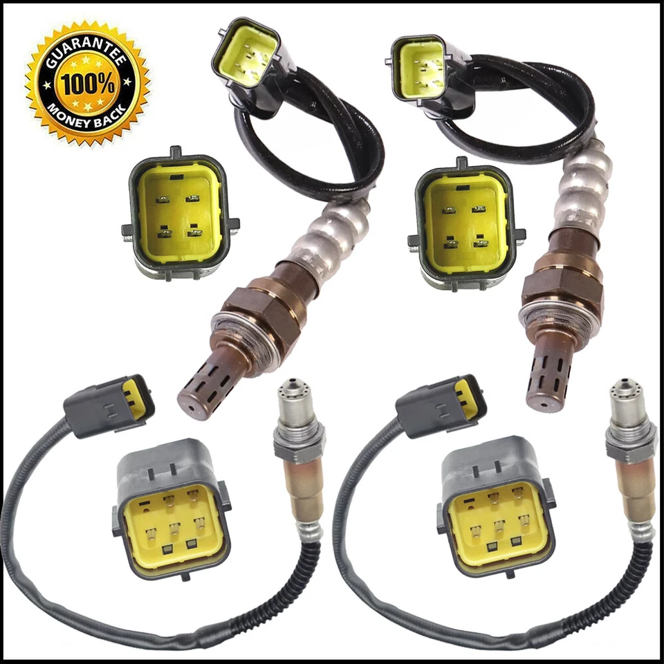 Sensor de oxígeno O2 ascendente + descendente 4 piezas para Infiniti QX56 M56 QX80 2011 2012 2013 Foto 1 de 4