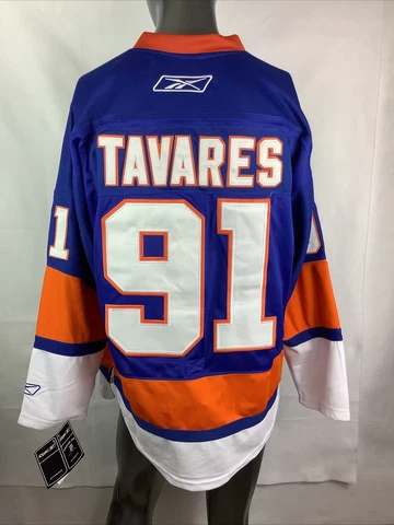 RBK CCM New York Islanders #91 John Tavares Jersey Sz 52 Fight Strap Canada NWT Cover