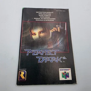 Nintendo 64 N64 Instruction Booklet Manual - Perfect Dark - Picture 1 of 2