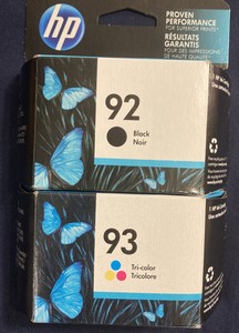 Las mejores ofertas en HP 92/93 Impresora Cartuchos de tinta para HP | eBay
