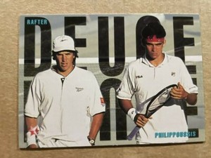 1996 ATP Tour Intrepid Tennis Trading Card #62 Pat Rafter & Mark Philippoussis