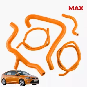 Kit de mangueras de refrigerante de radiador de silicona naranja para Ford Focus MK2 ST225 2005-2012 - Imagen 1 de 8