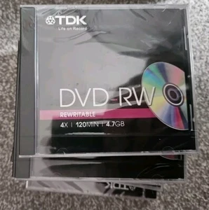 TDK DVD-RW 4,7 GB - 8er Pack - Bild 1 von 1