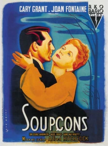 Suspicion Cary Grant vintage movie poster print #4 - Imagen 1 de 1