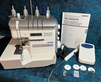 Juki MO-3000QVP Airthread 2/3/4 Thread Overlock w/ Auto Tension & Thread Cutter - Image 1 of 4