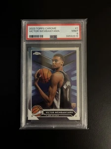 2023 Topps Chrome Victor Wembanyama PSA 9 - Picture 1 of 1
