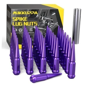  M14x1,5 Rad Spike Lug Nuts, 32 Stück 32 Stück Lila Spike Lug Nuts (M14x1,5) - Bild 1 von 7