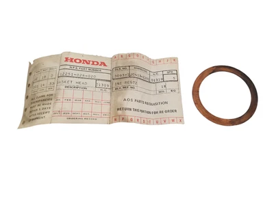 Honda S90 CT90 CL90 ST90 CM91 1964-1979 GENUINO NOS Junta de culata Foto 1 de 4