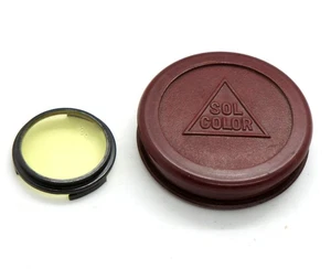 SOL COLOR Snap-ON Light Yellow Green FIlter Diameter 30 mm - Picture 1 of 1