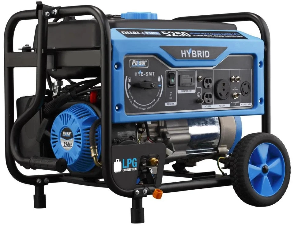 Pulsar Products 5,250 Watt Dual Fuel 50-State Portable Generator - Image 1 of 4