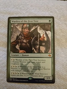 MTG Warden of the First Tree Fate Reforged 143/185 Regular Mythic - NM - Picture 1 of 2