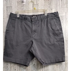 Michael Kors Men Gray Chino Shorts Size 36 Pockets 2 slash and 2 back button - Picture 1 of 12