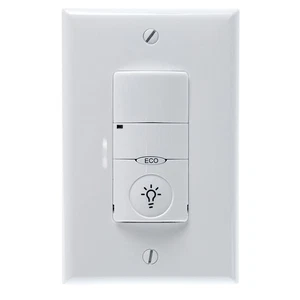 INTERRUPTOR DE PARED PIR SENSOR DE OCUPACIÓN COOPER GREENGATE ONW-P-1001-MV-W 120/277 - Imagen 1 de 4
