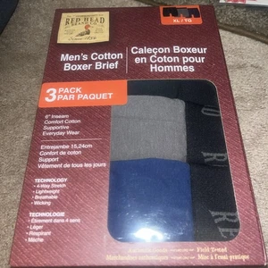 Redhead Brand Co.  Cotton Briefs Waist 40-42 XL (3 Pack ) - Picture 1 of 5