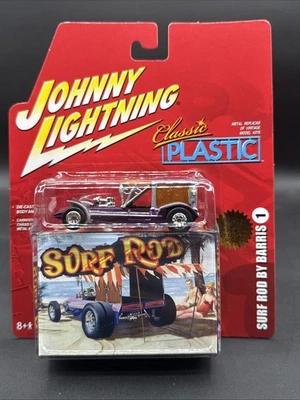 Johnny Lightning Classic Plastic #1 2005 caña de surf púrpura de Barris mira aquí  Foto 1 de 4