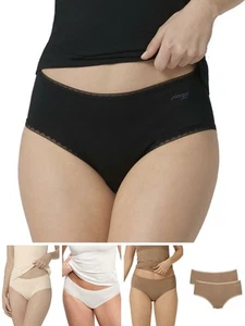 Sloggi Midi Slips Slips GO 2er Pack Bio Cotton Rich Slip Dessous - Bild 1 von 34