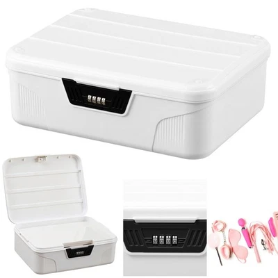 Estojo organizador de armazenamento de brinquedos para jogos adultos para mulheres e homens grande fechadura de plástico... - Imagem 1 de 4