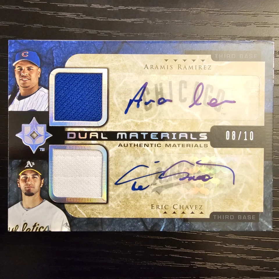 Aramis Ramírez Eric Chavez 2005 cubierta superior Ultimate Collection materiales automático Foto 1 de 2