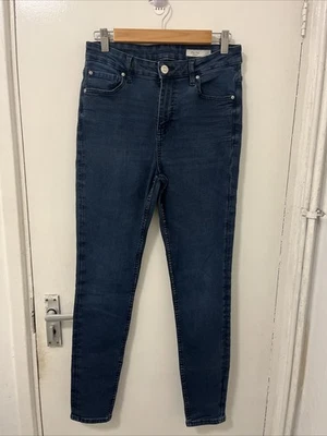 M&S Blue The Ivy Skinny Jeans Size 12 Long - Image 1 of 4