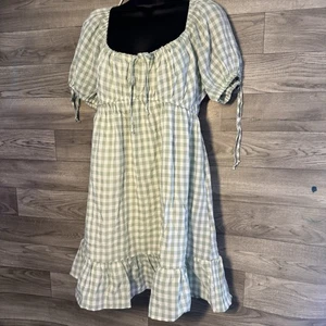 Thirty/Thirty LA Gingham Fairy Dress Sz LARGE - Picture 1 of 13