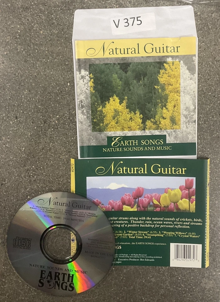 Earth Songs: Natural гитара (звуки природы и музыка) (CD, 1995) без чехла #V375 - Изображение 1 из 1