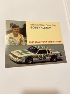 Vintage 1982 Bobby Allison Nascar Postcard - Picture 1 of 2