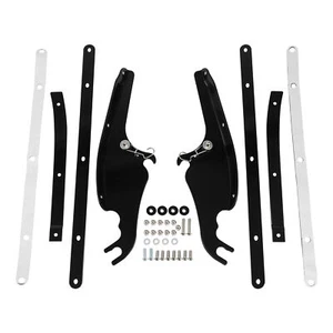 Windscreen Windshield Mount Bracket Fit For Harley Davidson FL Softail 2000-17 - Picture 1 of 6