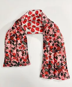 Rice flax seed therapeutic heating/cooling neck wrap, rice bag, Strawberries - Picture 1 of 5