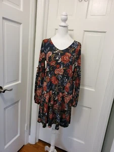 Karen Kane Floral Printed Harper Dress Size Small, Soft, Comfy, Stretchy - Picture 1 of 12