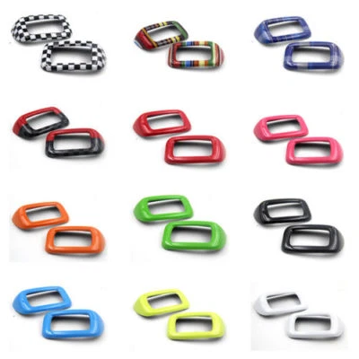 Rear Seat Belt Cover Trim Candy Color 2 PCS For MINI Cooper Clubman F54 2015 Up - Image 1 of 3