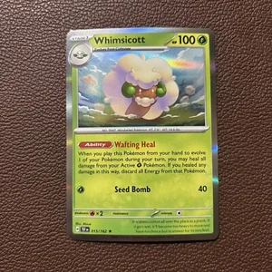 Whimsicott 015/162 Temporal Forces Holo Rare Pokemon - Picture 1 of 2