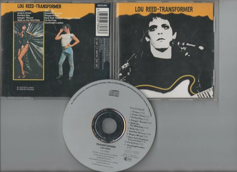 LOU REED ~TRANSFORMER~ **RCA GERMAN CD PRESSING** *FREE P&P* - Image 1 of 1