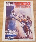 Gringo Jette Ton Fusil Affiche Film 60X80 John Richardson Sancho   Western