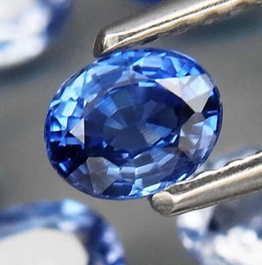 1 SAPHIR 4,5x3,5 (VS) Ceylon Oval 0,3Ct. - Bild 1 von 1