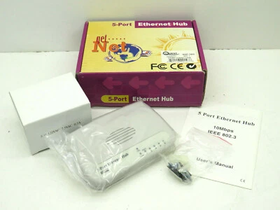 Quest NAP-1005 Ethernet Hub 5-Port 10 Base T  - Image 1 of 4