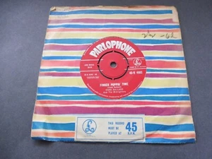 Hank Ballard And The Midnighters - Finger Poppin' Time 1960 UK 45 PARLOPHONE - Picture 1 of 3