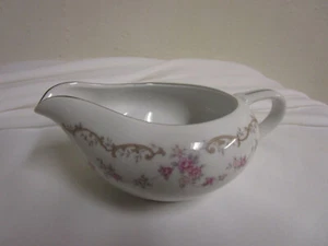 Rare Vintage McClurg Ontario Rose Floral Creamer, 6 1/4" - Picture 1 of 5